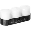 Image de Créateur d'intérieur - Lot de 3 Bougies Votives "Many" 7,5cm Blanc