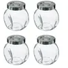 Image de - Lot de 4 Bocaux à Epices "Loupa" 200ml Transparent