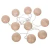 Image de - Guirlande LED 10 boules - Rose glitter - SHINI