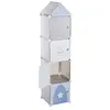Image de Colonne de rangement pour enfant grise