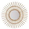 Image de Atmosphera - Miroir mural rotin scandi Universalis - Diam. 58 cm - Universalis