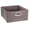 Image de - Boîte de Rangement Pliable Premium 15x31cm Gris Clair