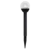 Image de Garden Sweet Light - Balise Solaire à Planter "Craquelé" 23cm Noir