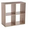 Image de Etagère en bois 4 cases Mix coloris naturel
