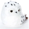 Image de Créateur d'intérieur - Statuette Déco Hibou Fourrure 21cm Blanc