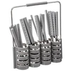 Image de - Ménagère 24 Pièces Avec Rack Géo 24cm Gris