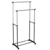 Image de Portant a vetement double pan - Noir