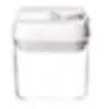 Image de - Bocal en Plastique Carré "Oslo" 500mL Transparent