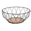 Image de Secret de Gourmet - Corbeille à fruits en métal Filaire - Diam. 28 cm - Noir - Filaire
