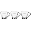 Image de Secret de Gourmet - Lot de 3 Mugs en Verre "Abel" 11cl Transparent
