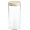 Image de FIVE Simply Smart - Bocal en Verre Pops 1,3L Transparent & Naturel
