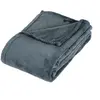 Image de Créateur d'intérieur - Plaid Polaire "Microfibre" 125x150cm Bleu Orage