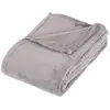 Image de Atmosphera Créateur d'intérieur - Plaid "Microfibre" 130x180cm Gris