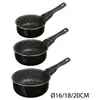 Image de Casseroles avec poignées amovible - Lot de 3 - Pierre