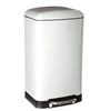 Image de Poubelle à pédale - 30 L - Blanc