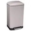 Image de Poubelle 30l en métal finition mate - fermeture silencieuse - taupe