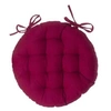Image de Créateur d'intérieur - Galette de Chaise Ronde "Leana" 38cm Rouge