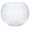 Image de Atmosphera Créateur d'intérieur - Vase Boule en Verre "Craquelé" 20cm Transparent