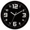 Image de Horloge ronde noir Silence