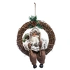 Image de Féérie Lights & Christmas - Couronne de Noël en bois Terre sauvage - Blanc - Marc en terre sauvage