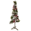 Image de Féérie Lights & Christmas - Sapin de Noël avec pieds en branches - 23 x 60 cm - Vert