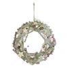 Image de FEERIC LIGHTS & CHRISTMAS Couronne a suspendre avec des branches - 30 cm - Rouge