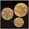 Image de Lot 3 boules 56 LED blanc chaud