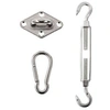 Image de Hespéride - Kit fixation pour voile d'ombrage - 3 Pièces
