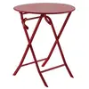 Image de Table de jardin ronde Hespéride 60cm Greensboro groseille