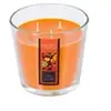 Image de Bougie parfumée aux fruits exotiques - 13,5 x 12,5 cm - Verre - Orange