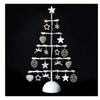 Image de Sapin lumineux en métal blanc