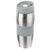 Image de Mug double parroi isolant - D 7 x H 20 cm - Inox