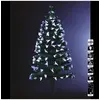 Image de Sapin de Noël 120 cm vert lumineux LED blanc