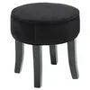 Image de Tabouret en velours Adriel coloris noir