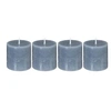 Image de Comptoir de la Bougie - Lot de 4 Bougies Votives "Rustic" 4,5cm Gris