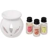 Image de Créateur d'intérieur - Brûle-Parfum & 3 Flacons d'Huiles "Pura" 10ml Fruits