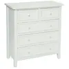 Image de Commode Charme 5 tiroirs blanc Atmosphera
