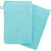 Image de Instant d'O - Lot de 2 Gants de Toilette "Confort" 15x21cm Aqua