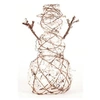 Image de Décoration bonhomme de neige en rotin - H 40 cm
