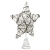 Image de Féérie Lights & Christmas - Cimier pour sapin de Noël - 51 x 47 cm - Blanc et beige