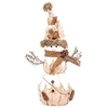 Image de Féérie Lights & Christmas - Décoration de Noël en bois bonhomme Terre sauvage - Beige - Marc en terre sauvage