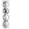 Image de Fééric Lights and Christmas - Lot de 4 Boules de Noël "Colorama" 8cm Argent