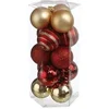 Image de Féérie Lights & Christmas - Kit Décoration pour sapin de Noël - 15 Pièces - Rouge et doré - La maison des couleurs