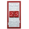 Image de Féérie Lights & Christmas - Calendrier de l'Avent en bois à suspendre Jeanne - Rouge - Jeanne La nostalgie revisitée