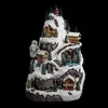 Image de Déco Noël grottes montagne secteur lumineux animé musical