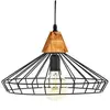 Image de Suspension filaire métal et bois Ben