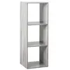 Image de - Etagère rectangulaire à 3 cases Mix - H. 100,5 cm - Gris - Mix n' modul