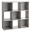 Image de Etagère en bois 9 cases mix coloris gris