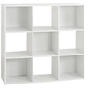 Image de Etagère en bois 9 cases Mix coloris blanc