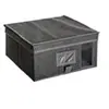 Image de - Boîte de Rangement "Dressing" 30x30cm Gris Foncé